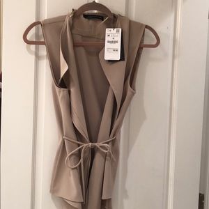 Zara Beige Vest